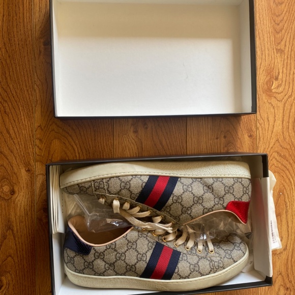 Gucci Ace GG Supreme sneakers men size 41 - Picture 10 of 11